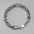 British Vintage Sterling Silver Byzantine Chain Bracelet 30g