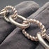 Vintage Sterling Silver Ring Chain Bracelet 18g MILOR ITALY