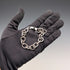 Vintage Sterling Silver Ring Chain Bracelet 18g MILOR ITALY