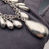 英国ヴィンテージ 純銀製 ドロップ ブレスレット 60g Jasper Conran