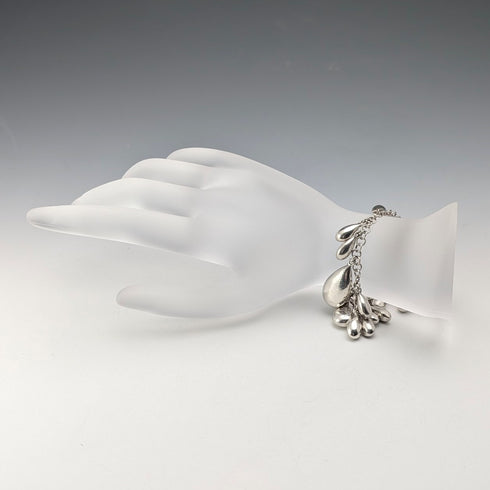 British Vintage Sterling Silver Drop Bracelet 60g Jasper Conran