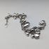 British Vintage Sterling Silver Drop Bracelet 60g Jasper Conran