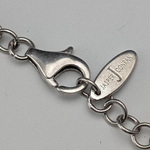 British Vintage Sterling Silver Drop Bracelet 60g Jasper Conran