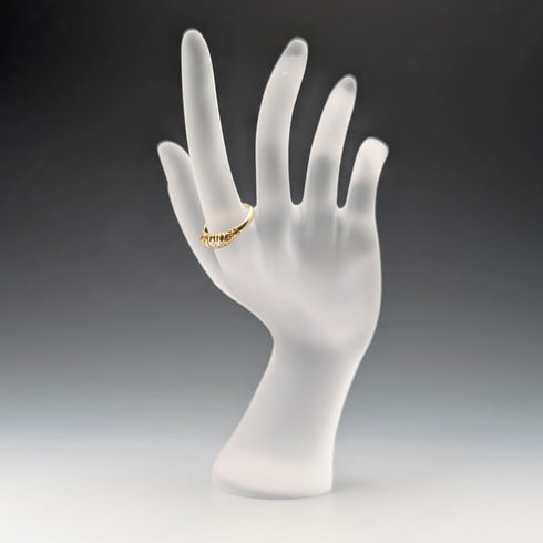 アンティーク K18ゴールド 5ストーンダイヤモンドリング(13号) 指輪 AH