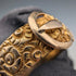 1890s British Antique K18 Gold Belt Design Ring, 4.5g (Size 20)