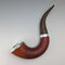 1911 Antique British Silver-Decorated Large Calabash Pipe, Nathan & Hayes