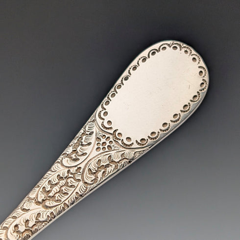 1900年頃 英国アンティーク シルバープレート製フィッシュカトラリー6ペア Allen&Darwin