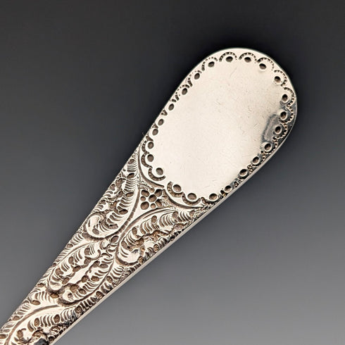 1900年頃 英国アンティーク シルバープレート製フィッシュカトラリー6ペア Allen&Darwin