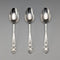 【On Hold】1916 British Antique Pure Silver Tea Spoon Set of 3 Total 55g Walker&Hall