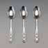 【On Hold】1916 British Antique Pure Silver Tea Spoon Set of 3 Total 55g Walker&Hall