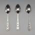 【On Hold】1916 British Antique Pure Silver Tea Spoon Set of 3 Total 55g Walker&Hall