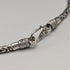 Vintage Sterling Silver Byzantine Chain Necklace, 42cm, 47g