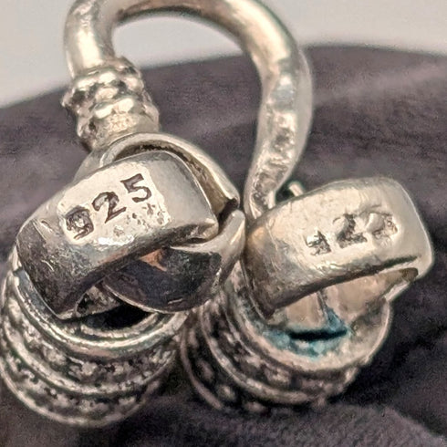 Vintage Sterling Silver Byzantine Chain Necklace, 42cm, 47g