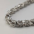 Vintage Sterling Silver Byzantine Chain Necklace, 45cm, 46g, BJB