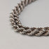 British Vintage Sterling Silver Twist Chain Necklace, 60cm, 15.7g