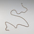 British Vintage Sterling Silver Twist Chain Necklace, 60cm, 15.7g