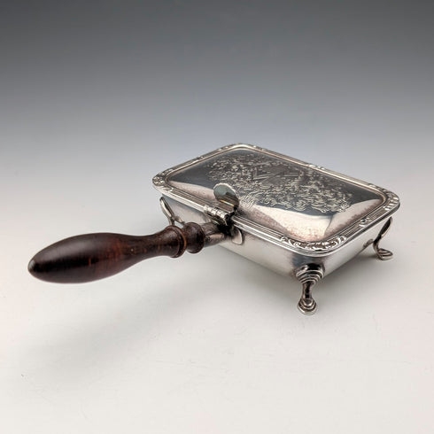 British Vintage Silverplate Small Silent Butler by Barker Ellis