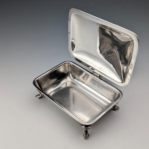 British Vintage Silverplate Small Silent Butler by Barker Ellis