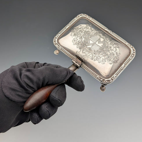 British Vintage Silverplate Small Silent Butler by Barker Ellis