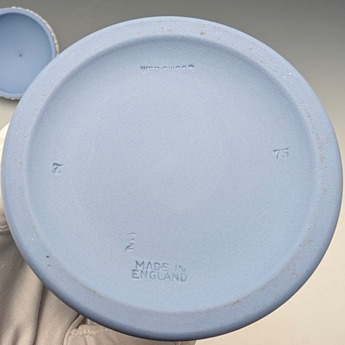 Pair of Vintage British Wedgwood Jasperware Tea Caddy Boxes