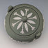 Vintage British Wedgwood Green Jasperware Sugar Bowl with Lid