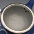 Antique British Wedgwood Teapot, Jasperware, Royal Blue, Metal Lid