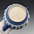 Antique British Wedgwood Teapot, Jasperware, Royal Blue, Metal Lid