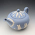 British Vintage Wedgwood Teapot Jasperware Pale Blue