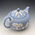 British Vintage Wedgwood Teapot Jasperware Pale Blue