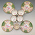 Early 20th Century Minton (England) Cockatoo Green Demitasse Cups & Saucers, 4-piece Set & Cream Jug