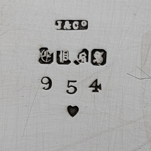 19世紀後半 英国アンティーク シルバープレート製 ジャポニズム装飾 ティーポット Johnson&Co