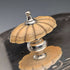 Antique British Silver Plate Drum-Shaped Teapot, circa 1870, W&G Sissons