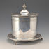 Antique English Silver Plate Biscuit Barrel, circa 1875, George Goodfellow & Sons
