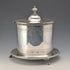 Antique English Silver Plate Biscuit Barrel, circa 1875, George Goodfellow & Sons