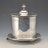 Antique English Silver Plate Biscuit Barrel, circa 1875, George Goodfellow & Sons