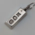 1979 UK Vintage Sterling Silver Small Ingot Pendant with Sterling Silver Necklace Total 4.4g