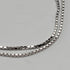 1979 UK Vintage Sterling Silver Small Ingot Pendant with Sterling Silver Necklace Total 4.4g