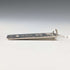 1981 UK Sterling Silver Thin Ingot Pendant with Sterling Silver Necklace Total 6g