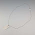 1981 UK Sterling Silver Thin Ingot Pendant with Sterling Silver Necklace Total 6g