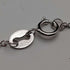1981 UK Sterling Silver Thin Ingot Pendant with Sterling Silver Necklace Total 6g