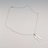 1985 UK Sterling Silver Ingot Pendant with Sterling Silver Necklace Total 11.1g
