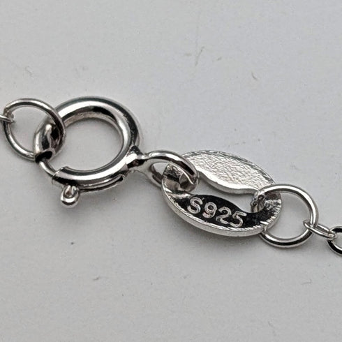 1985年 英国 純銀製 インゴットペンダント 純銀ネックレス付 計11.1g