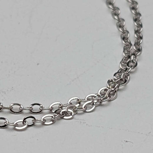 1977 UK Sterling Silver Jubilee Medal Pendant with Sterling Silver Necklace Total 15.9g