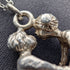 Vintage Boy & Girl Silver Charm Pendant with Pure Silver Necklace Total 6.2g