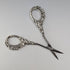 British Antique Pure Silver Handle Grooming Scissors Levi & Salaman