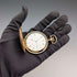 1913年 美國古董 Elgin 懷錶 金鍍獵人式錶殼 運作良好