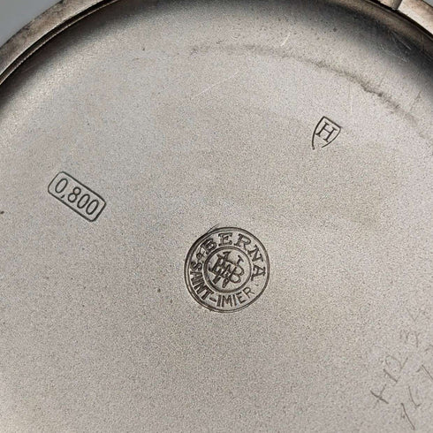 1900年頃 アンティーク ラグランジュ 懐中時計 800シルバーケース オープンフェース 動作良好