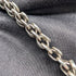Vintage Sterling Silver Fancy Link Chain Necklace, 45cm, 36g