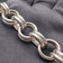 Vintage Sterling Silver Double Link Chain Necklace, 50cm, 106g