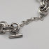 Vintage Sterling Silver Double Link Chain Necklace, 50cm, 106g